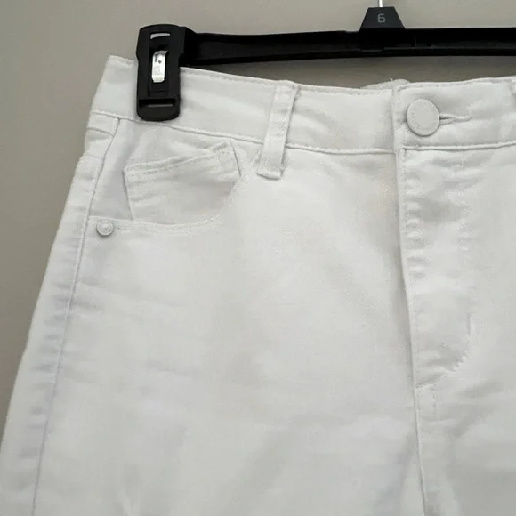 Wit & Wisdom ‘Ab'Solution Raw Hem High Waist Crop Slim Jeans. - Picture 12 of 15